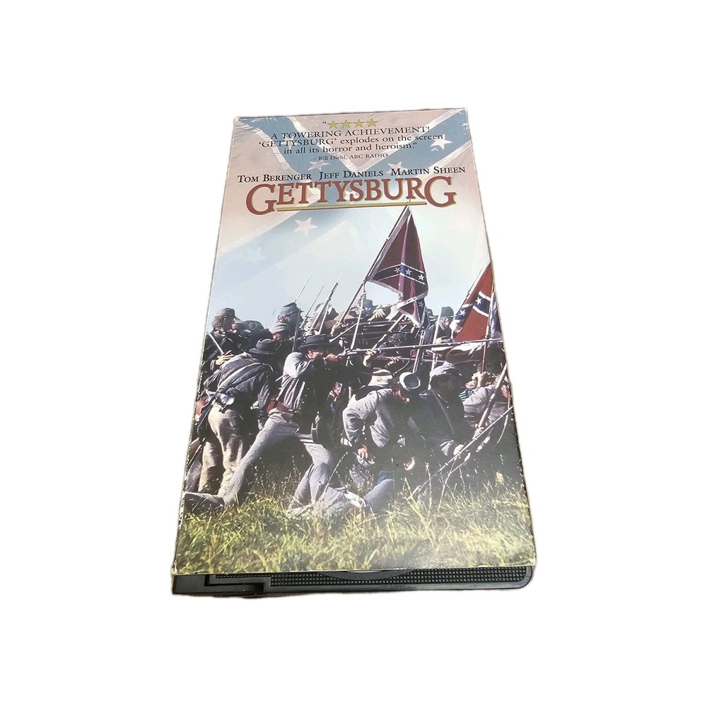 Gettysburg VHS 1993 2 Tape Set Turner Home Entertainment Tom Berenger PG‎